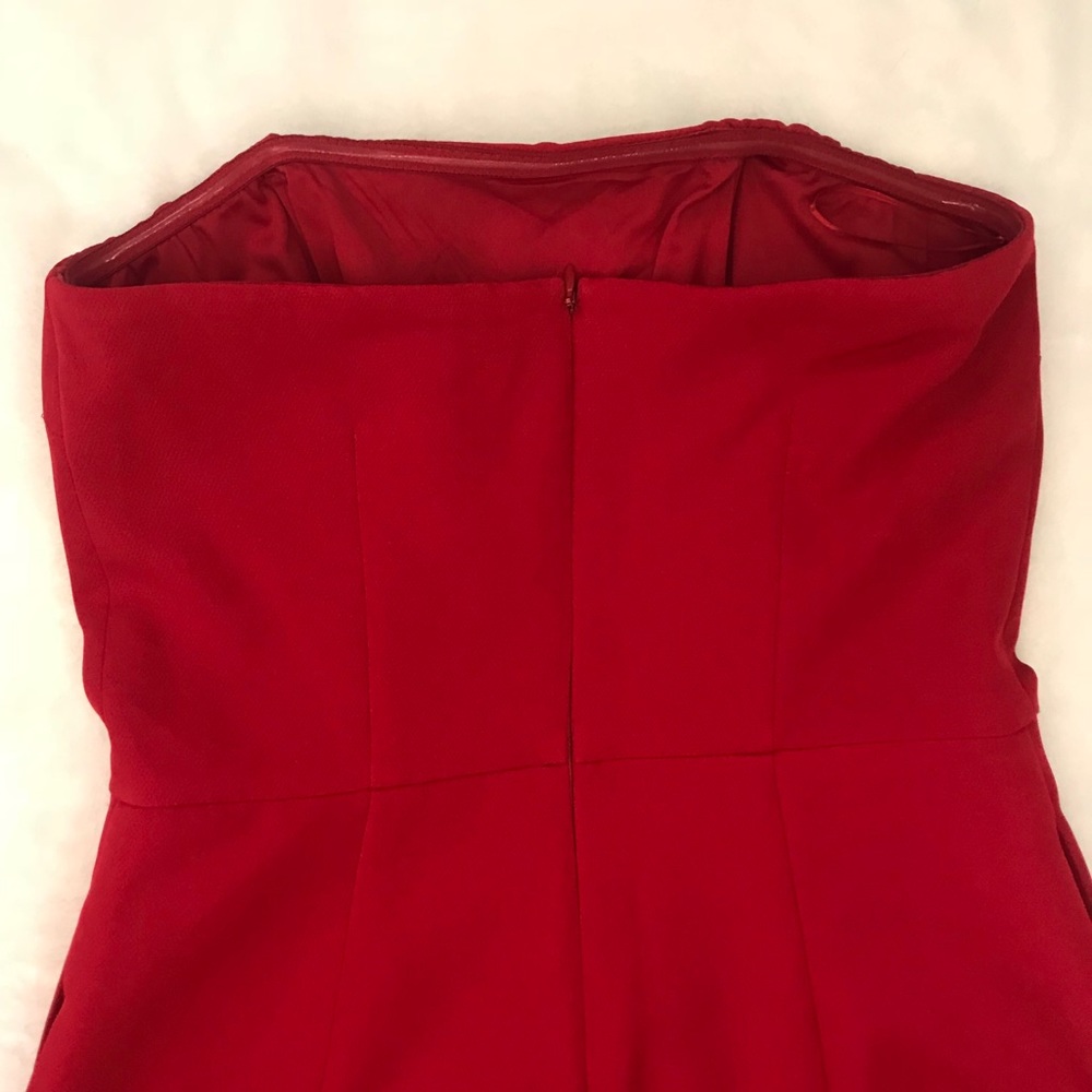 Red express jumpsuit with pockets - Picture 3 of 4